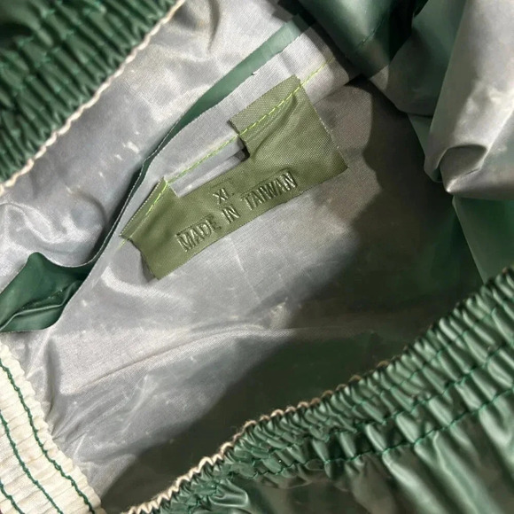 Men's Unisex Green Nylon Rain Waterproof Pants Size XL - Picture 2 of 6
